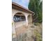 Covered entryway showing the front door, entrance, and front side of the home at 7735 Gaston Dr, Port Richey, FL 34668