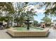 Outdoor fountain for residents to relax and enjoy the lush scenery at 800 S Dakota Ave # 221, Tampa, FL 33606