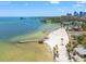 Scenic aerial shot capturing the property's proximity to the waterfront, beaches, and city skyline at 920 N Shore Ne Dr, St Petersburg, FL 33701
