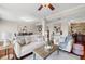 Spacious living area with modern furnishings, dark wood flooring, and an open layout at 920 N Shore Ne Dr, St Petersburg, FL 33701