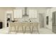 Modern kitchen featuring white cabinets, stainless steel appliances, a breakfast bar, and natural light at 9314 Gladsome Dr, Land O Lakes, FL 34637
