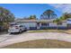 Charming single-story home with a circular driveway and well-maintained front yard at 1988 58Th N St, St Petersburg, FL 33710