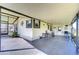 Spacious covered patio, perfect for outdoor entertaining and relaxation at 3051 Shady Creek Dr, Wesley Chapel, FL 33543