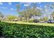 Scenic parking lot view, surrounded by trees and green space, enhancing the property's appeal at 36750 Us 19 N # 17106, Palm Harbor, FL 34684