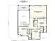 Second floor architectural plan featuring bedrooms, baths, balcony, walk-in closets and a large recreation room at 4117 W Platt St, Tampa, FL 33609