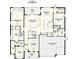 A detailed floor plan showcases the home's layout, including the Primary suite, kitchen, and three-car garage at 4117 W Platt St, Tampa, FL 33609