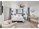 Cozy bedroom with a comfortable bed, large windows, and ample natural light at 7200 Sunshine Skyway S Ln # 3D, St Petersburg, FL 33711