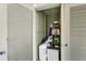 A well-organized closet with ample shelving provides practical storage solutions for your home at 1301 S Howard Ave # B24, Tampa, FL 33606