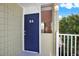Apartment #24 features a lovely outdoor landing with a large window and attractive front door at 1301 S Howard Ave # B24, Tampa, FL 33606