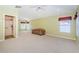 Large bonus room with carpet, recessed lights, and access to an accessible bathroom at 15925 Pond Rush Ct, Land O Lakes, FL 34638