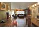 Inviting living room and dining area showcasing stylish decor and an open layout for entertaining at 229 Tazewell Dr, Port Charlotte, FL 33954