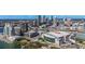 Breathtaking aerial view of Amalie Arena perfectly positioned in the bustling downtown of Tampa, Florida at 700 S Harbour Island Blvd # 240, Tampa, FL 33602