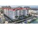Stunning waterfront condo featuring a beautiful red roof, a refreshing pool, and convenient boat docks at 700 S Harbour Island Blvd # 240, Tampa, FL 33602