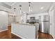 Condo kitchen featuring modern stainless steel appliances, granite countertops and breakfast bar at 700 S Harbour Island Blvd # 240, Tampa, FL 33602