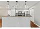 Contemporary kitchen with stainless steel appliances and granite counters and ample storage at 700 S Harbour Island Blvd # 240, Tampa, FL 33602