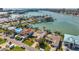 Waterfront properties showcasing luxurious homes with private docks, pools, and beautifully manicured lawns at 8032 13Th S Ave, St Petersburg, FL 33707