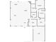 Home floor plan showing layout of rooms, including the living room, kitchen, bedrooms, and garage at 8032 13Th S Ave, St Petersburg, FL 33707