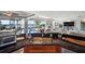 Gourmet kitchen sink, black granite countertops, wooden cabinets, and an amazing outdoor view at 8032 13Th S Ave, St Petersburg, FL 33707