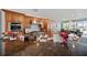 Modern kitchen with stainless appliances, granite countertops, and wood cabinets at 8032 13Th S Ave, St Petersburg, FL 33707