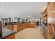 Spacious kitchen featuring wooden cabinets and granite countertops at 8032 13Th S Ave, St Petersburg, FL 33707