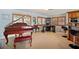 Inviting living area with piano, office space and natural light at 8032 13Th S Ave, St Petersburg, FL 33707