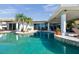 Tranquil pool with inviting backyard, perfect for entertaining or relaxing at 8032 13Th S Ave, St Petersburg, FL 33707