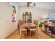 Spacious dining room with window and display cabinet is perfect for entertaining at 1333 Shady Pine Way # B, Tarpon Springs, FL 34688