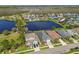 A great neighborhood and a fantastic location near water, a community pool and green space at 14885 Caravan Ave, Odessa, FL 33556