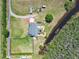 Expansive property featuring a house, pool, and creek, highlighting its privacy and outdoor amenities at 19530 Barrie Acres Trl, Odessa, FL 33556