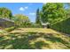 Expansive backyard featuring a gazebo and lush greenery at 20315 Mid Ct, Lutz, FL 33558
