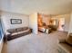 The floor plan flows from the living room to the Primary bedroom at 2370 Jamaican St # 46, Clearwater, FL 33763