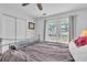 Relaxing bedroom featuring a comfortable bed, closet, and backyard view at 2460 16Th N Ave, St Petersburg, FL 33713