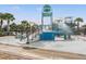 A fun community splash pad with a giant bucket and slides for to enjoy on a sunny day at 2468 Coco Palm Cir, Wesley Chapel, FL 33543