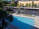 Enjoy this community pool with a parking area nearby providing a spot for residents and guests at 2525 W Bay Dr # A11, Belleair Bluffs, FL 33770