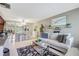 Comfortable living room with plush sofa, decorative rug, and stylish accents at 2700 Bayshore Blvd # 4204, Dunedin, FL 34698