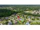 Aerial view of the home in a desirable neighborhood surrounded by lush landscapes and other luxury homes at 3226 Cordoba Ranch Blvd, Lutz, FL 33559