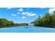 Community tennis courts surrounded by lush greenery at 3226 Cordoba Ranch Blvd, Lutz, FL 33559