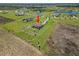 Aerial view of property with red arrow indicating location at 3487 Recurve Cir, Sarasota, FL 34240