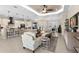 Inviting living room seamlessly connects to the dining area, creating an ideal space for modern living at 3487 Recurve Cir, Sarasota, FL 34240