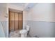 Bathroom with tiled floors and drywall ready for renovation at 9980 Eagles Point Cir # 1, Port Richey, FL 34668