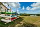 Community recreation area provides kayaks for residents to enjoy waterways at 9980 Eagles Point Cir # 1, Port Richey, FL 34668