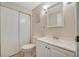 Clean bathroom with tile flooring, ample storage, and modern fixtures at 110 E Saint Lucia Loop, Apollo Beach, FL 33572