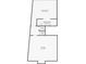 Layout featuring various rooms and the garage on the first floor at 170 E Davis Blvd, Tampa, FL 33606