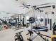 This fully equipped home gym boasts a variety of exercise equipment for all your fitness needs and goals at 2327 Shirecrest Cove Way, Lutz, FL 33558
