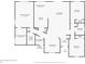 Detailed floor plan of the home's layout and dimensions at 2329 Towering Oaks Cir, Seffner, FL 33584