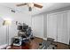 Comfortable office space with wood floors, and a nice-sized closet at 4506 W Beachway Dr, Tampa, FL 33609