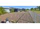 This expansive backyard has a chain link fence for pet safety at 672 Allegheny Dr, Sun City Center, FL 33573
