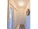 Inviting entryway featuring tile flooring, coat closet, and decorative wreath at 672 Allegheny Dr, Sun City Center, FL 33573