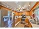 Updated kitchen featuring stainless steel appliances and ample countertop space at 672 Allegheny Dr, Sun City Center, FL 33573