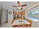 Bright kitchen with stainless appliances and view of the pool at 672 Allegheny Dr, Sun City Center, FL 33573